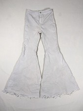Free People We The Free Just Float On Flare Jeans Pants Gray High Rise Size 25