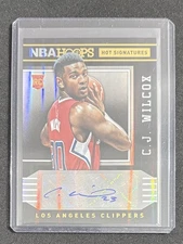 2014/15 Panini NBA Hoops C.J. Wilcox #89 Hot Signatures Rookie Autograph