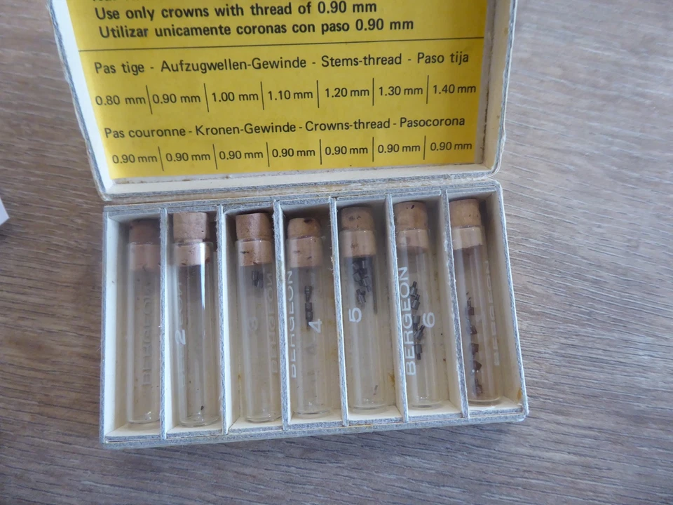 RICAMBI VINTAGE BERGEON N. 5421 PER OROLOGIAIO, - Immagine 4 di 4