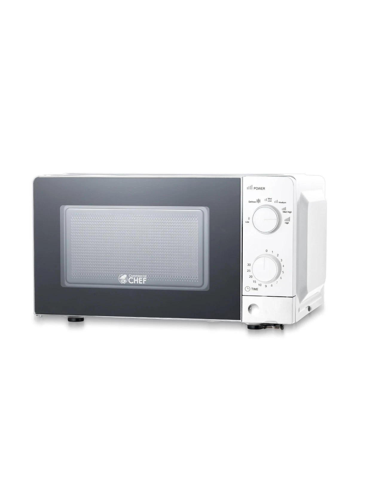 COMMERCIAL CHEF 0.6 Cubic Foot Microwave with 6 Power Levels,Small Microwave ...