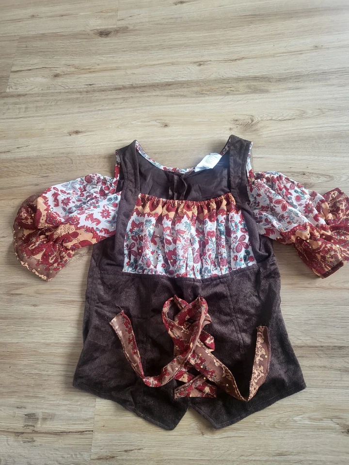 Buntes Kostüm: Zigeunerin / Größe 36 Zigeunerkostüm mit Rock, Bluse, Kopftuch - Bild 2 von 4