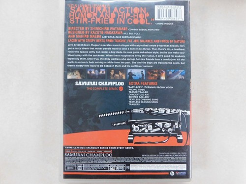 Samurai Champloo Complete Series on 7 DVD's w/Extra Features Anime Classic! - Picture 3 of 4