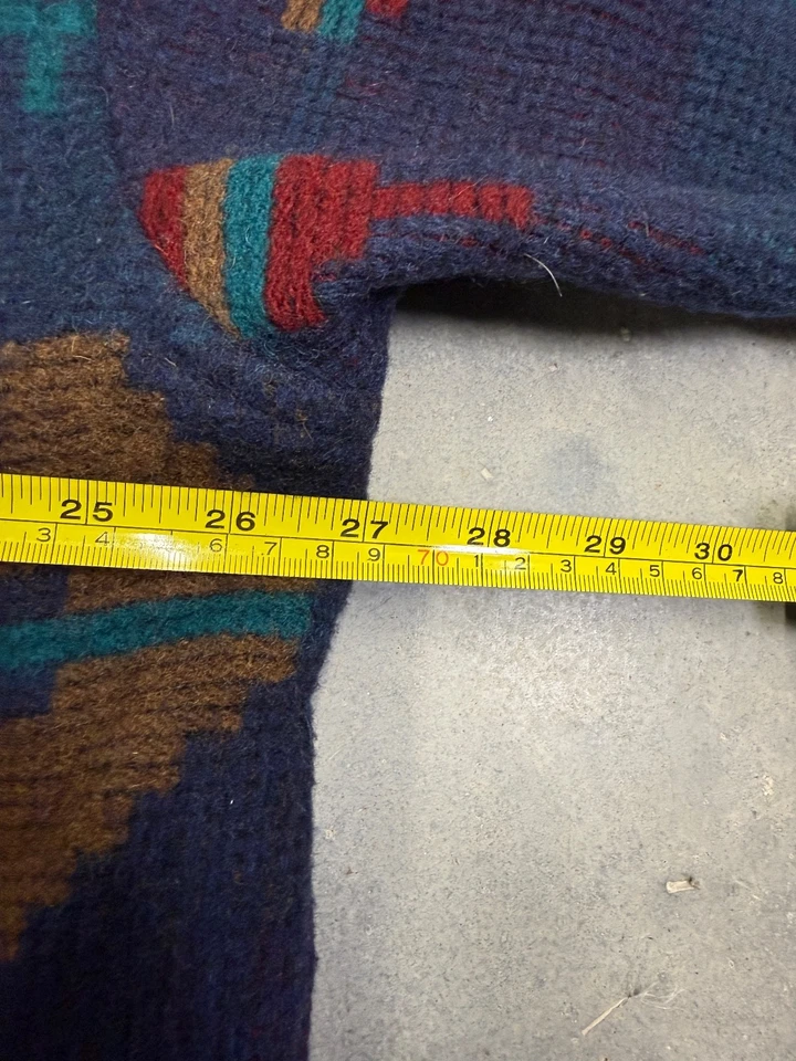 Vintage Eddie Bauer Wool Aztec Jacket XL Made in USA Outdoor Southwest Style - Image 4 of 4