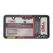 Chroma Graphics Toyota TRD Mountain Tri-Color Black License Plate Frame 042617