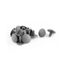 20 Pcs Gray Trim Panel Fastener Clips 6.5x5mm Hole for Car Auto Replacement