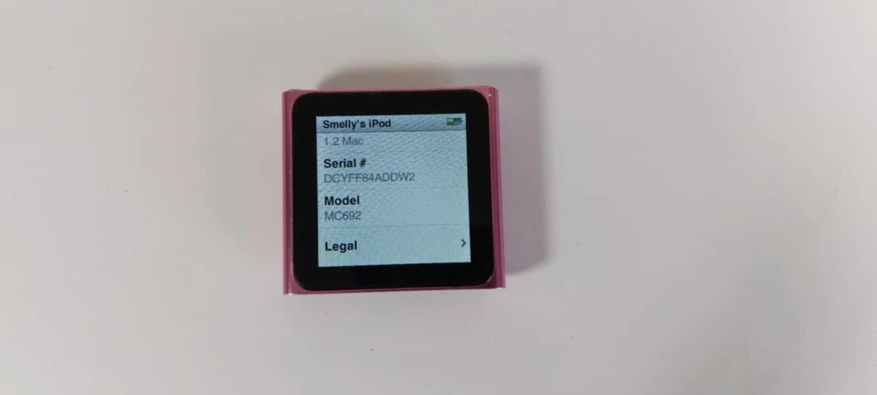 Apple iPod Nano 6th Generation - Pink - 8GB - A1366 Tested See Video - Image 3 of 4