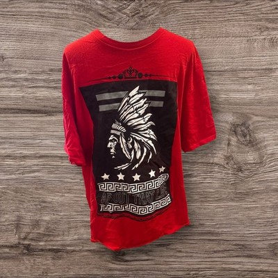 Men s Big chief Native American Indian  About That Life  T Shirt Size 2XL HTF