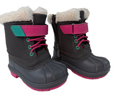 Cat  Jack Kids Winter Snow Boots Kids Size 6 EUC