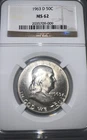 1963-D Franklin Half Dollar NGC MS-62 “ Buy Now