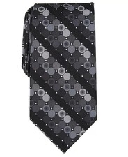 Perry Ellis Men's Tilman Dot Tie - Black
