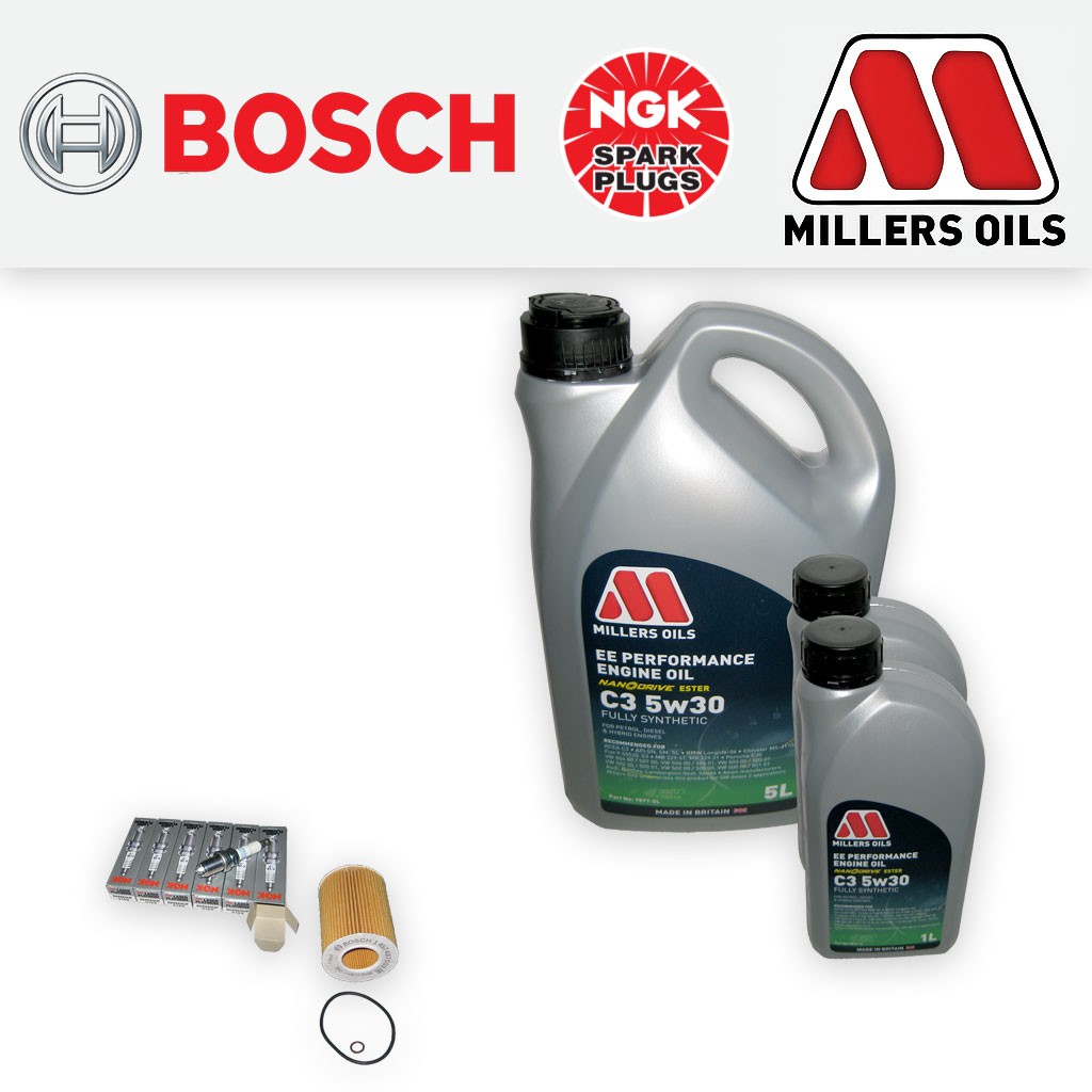 SERVICE KIT for BMW 7 SERIES 730I E65 E66 M54 OIL FILTER PLUGS +OIL (2003-2005)