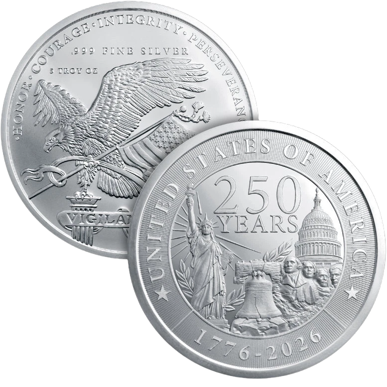 Golden State Mint 5 oz Precious Metal Content per Unit Bullions