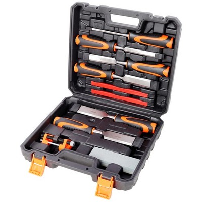 10PC Wood Chisel Set Wood Chisel Honing Guide Sharpening Stone  Carpenter Pencil