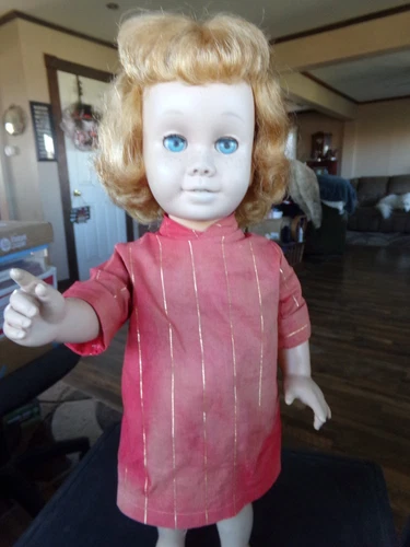 1960 Mattel Chatty Cathy Doll, 1st Edition Cloth Chest,No string