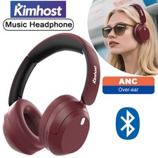 Bluetooth Headset with ANC Foldable Over-ear Headphone for PC/Laptop/Cellphone