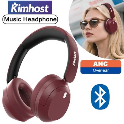 Bluetooth Headset with ANC Foldable Over-ear Headphone for PC/Laptop/Cellphone