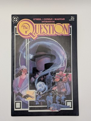 The Question #1 Comic DC 1987 Victor Sage Origin Bill Sienkiewicz Cover O'Neil