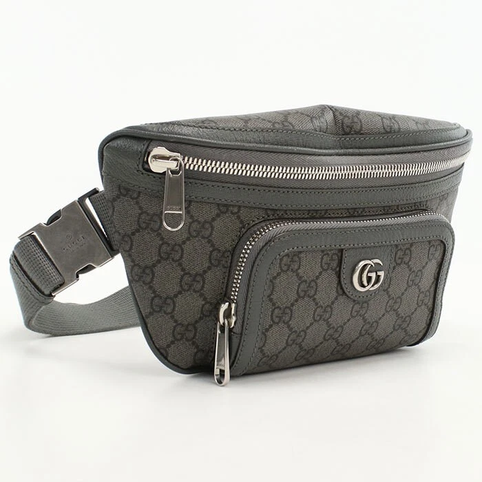 Good Gucci Body Bag 733868 UULHK 8576 Belt Bag Ophidia Grey Used