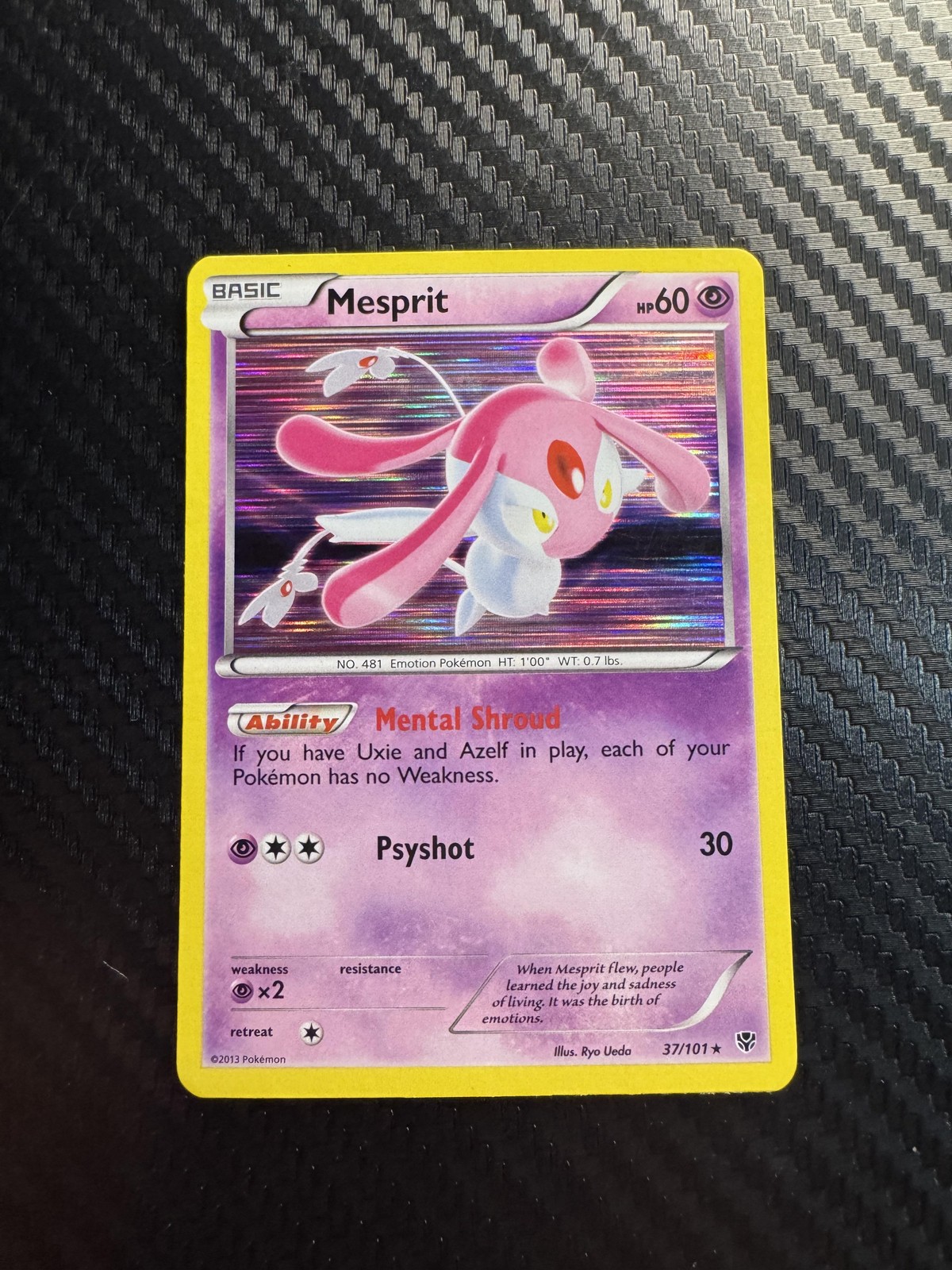 Plasma Blast #37/101 Mesprit Holo