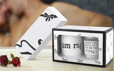 Cum Rag & Candle Novelty Gift When This Candle Is Lit Give Me That Dick Couples