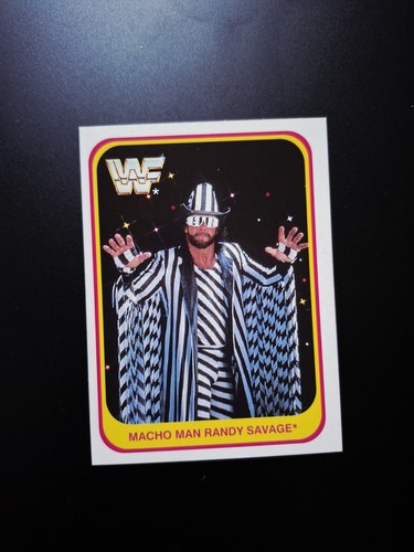 CARTE MACHO MAN RANDY SAVAGE# 134 MERLIN TRADING CARD WWF CATCH SUPERSTAR 1991