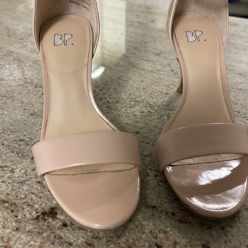 BP - Luminate Women’s Size 4 1/2 Open Toe Dress Sandal Heels - Picture 7 of 13