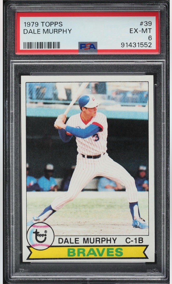 1979 Topps Dale Murphy #39 PSA 6 EXMT