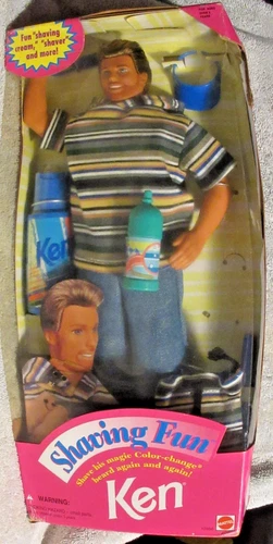 Vintage Shaving Fun Ken Doll Mattel 1994 NRFB Free Shipping