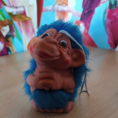 Rare Rauls Troll Happy Gang Chimp Monkey Retro Vintage Collectable 60s Toy 