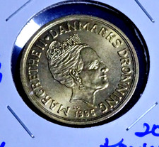 DENMARK 1995 (20 KRONER)   U-GRADE   KM881 UNCIRCULATED