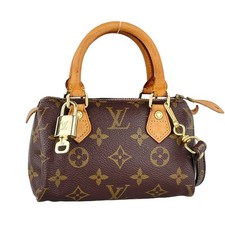 Louis Vuitton Monogram Mini speedy 2way Leath...