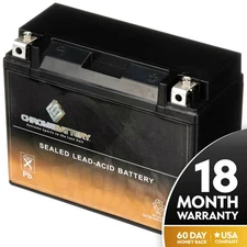 Y50-N18L-A3 High Performance - Maintenance Free - Sealed AGM Motorcycle Battery