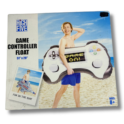 HIGH FIVE Gamer Float Video Game Controller Pool Float 51x29 New Factory Sealed