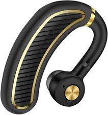 Bluetooth Headset 4.1 Wireless Earpiece Mic Noise Reduction Sweatproof