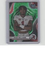 2024 Bowman U Best #82 Ryan Williams Green Mini Diamond Refractor /99 B29R4C23