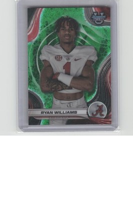 2024 Bowman U Best #82 Ryan Williams Green Mini Diamond Refractor /99 B29R4C23