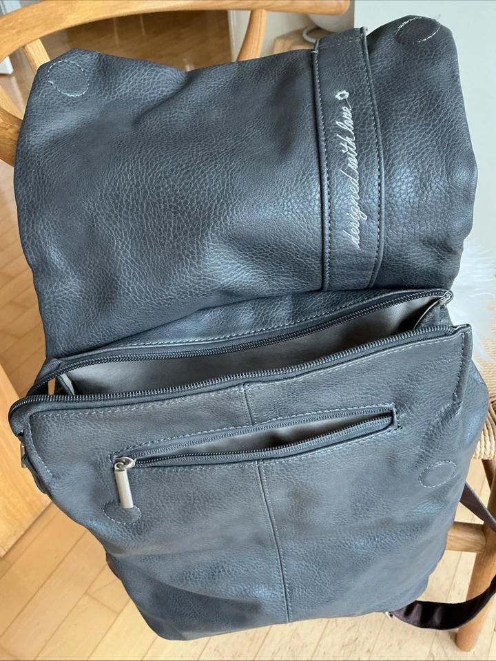 grauer Damenrucksack ZWEI Modell Mademoiselle  M MR8  NEUWERTIG - Bild 3 von 4