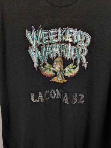 Sport t by Stedman Vintage 1982 Laconia Biker Harley Davidson Black Shirt XL... - Picture 5 of 5