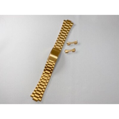 パラパラ　SEF GOLD 005〜009 非売品 SEIKO 5 Genuine Stainless Steel Gold Bracelet 19mm B1497G for 7009