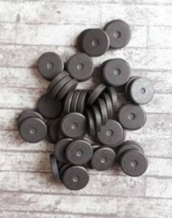 Small Craft Magnets x12 14mm Strong Round Disc Tiny For Kids Fridge Photo Supply - Picture 1 of 5