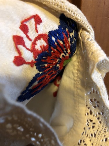 Vintage Handmade 1920s-30 Embroidered Summer Dress W/ Incredible Handiwork AA28 - Picture 11 of 11