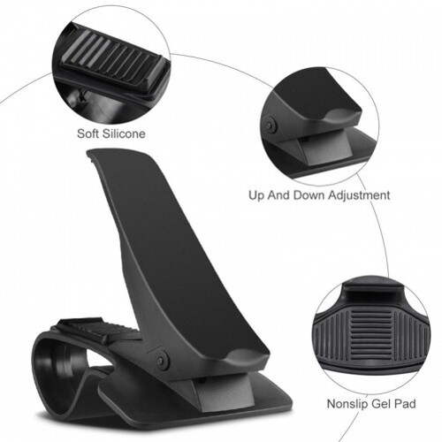 Car Mount Dash Non-Slip Holder Cradle Stand Dock Dashboard Clip for Cell Phones - 第 4/5 張圖片