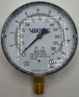 #ad Viking 111.10SP.100 WIKA 2025 Water Pressure Gauge 300 psi 20 bar $19.99
