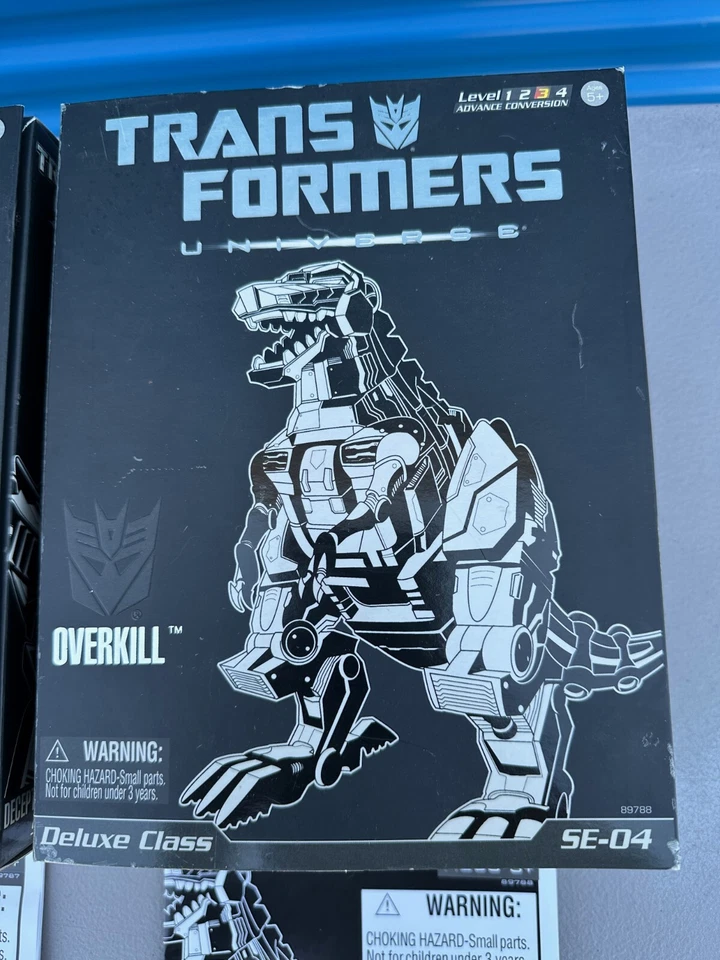Transformers Universe Deluxe Class tira de arrasto e caixa de overkill e apenas manual - Imagem 4 de 4