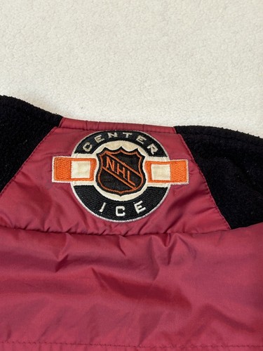 Vintage Pro Player Vest Mens XXL Red Black Zip-Up Reversible Colorado Avalanche - Picture 9 of 20