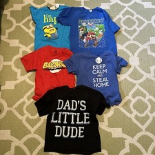 Five T-Shirts Boys Size Small Size 6