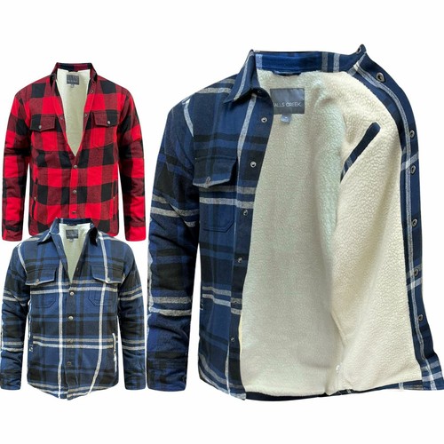 Cotton Sherpa Fleece Lined Lumberjack 