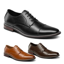 Bruno Marc Men's Classic Modern Formal Oxford Lace Up Dress Working Shoes