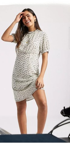 Vila floral midi dress in size 6 - Picture 3 of 9