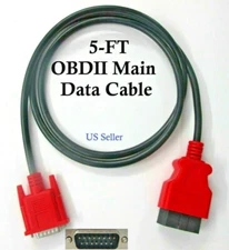 OBDII OBD2 Cable Compatible with XTool PS90 & PS 90 Pro Diagnostic Scanner Tool